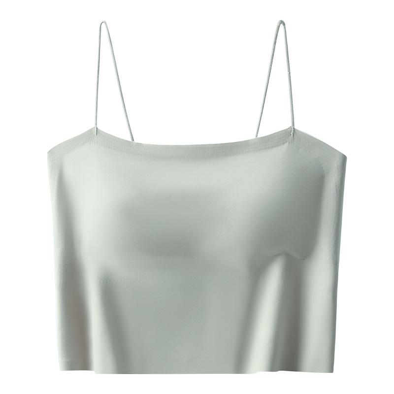 Nahtloses Damen-Camisole mit integriertem BH und stilvollem Rückendesign