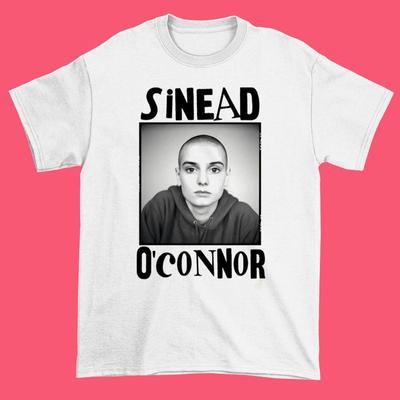 Rare Sinead O Connor Heavy Cotton White All Size T Shirt Tu342