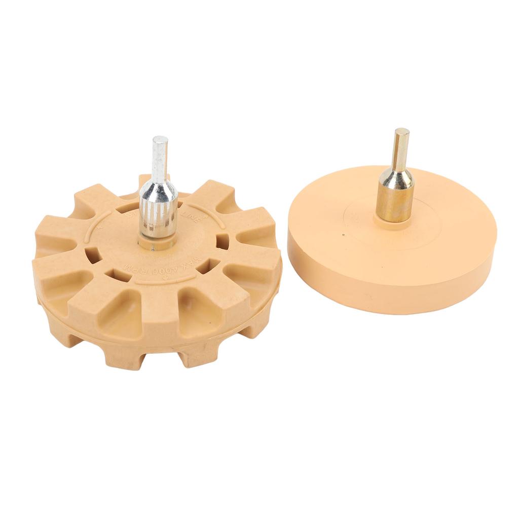 Decal Remover Eraser Wheel Efficient Use Rubber Eraser Wheel with Drill Adapter for Car Emblem Pinstripe Graphics