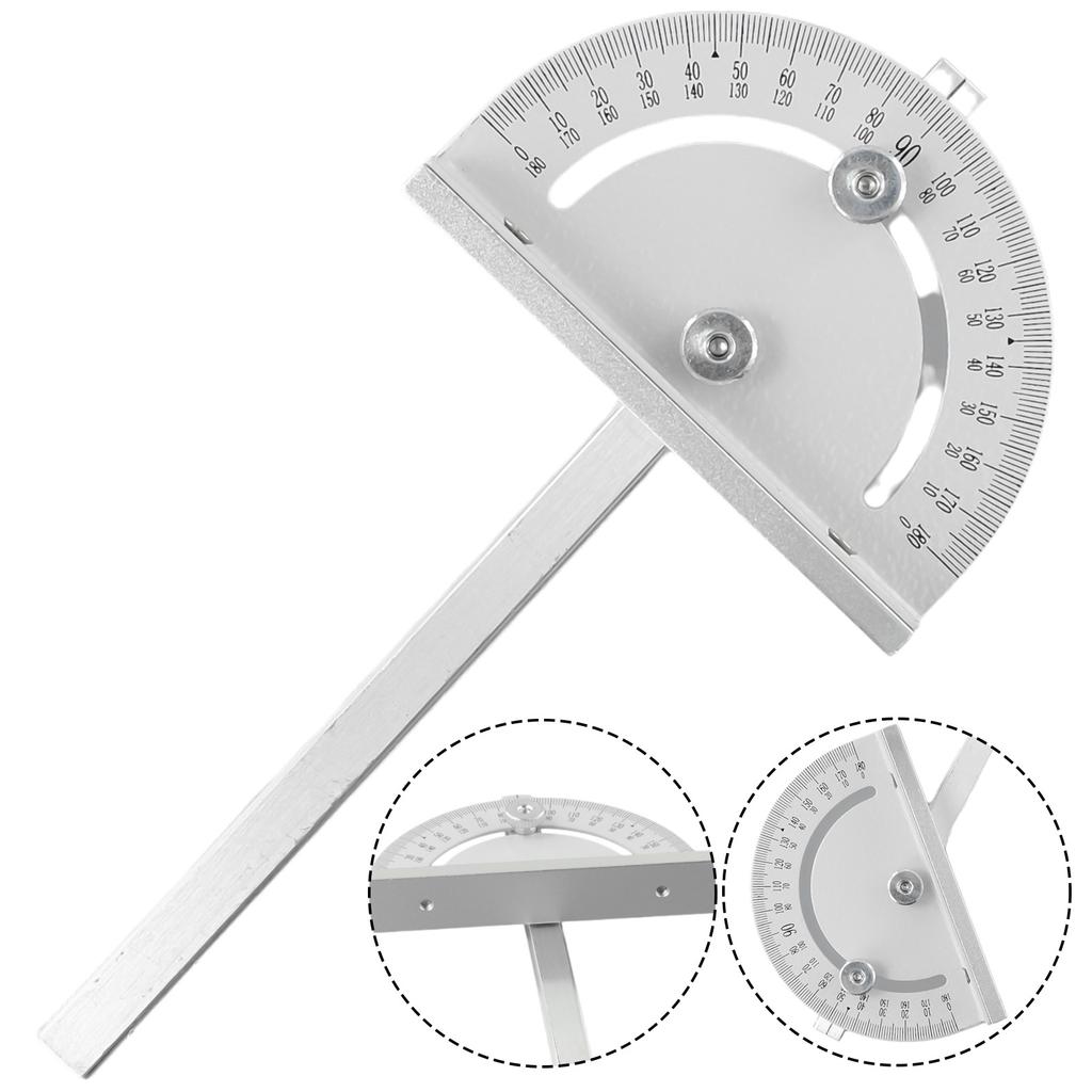 Protractor Angle Ruler Circular Caliper Goniometer Metal Angle Finder