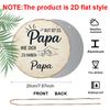 2D Flat, 1pc Vintage Aluminum Sign, German Father'S Gratitude Quote with Fist Pattern Decoration Plaque, Suitable for Bedroom, Living Room, Dining