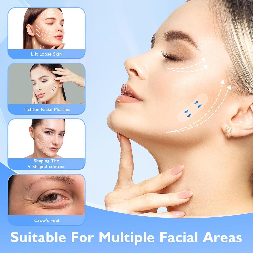 NBF Face Lift Tape Invisible, Face Tape Lifting Invisible,Facelift Tape for Makeup Tape, Instant Face Lift Tape for Women, Visible Results in