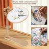 Beech Embroidery Frame Hoop Stand Adjustable Cross Stitch Hoop Desktop Stand DIY Sewing Arts Crafts Needlework Sewing Tools