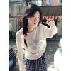 Women Casual Loose Long Sleeve Round Neck Floral Print Sun Protection T Shirt Top