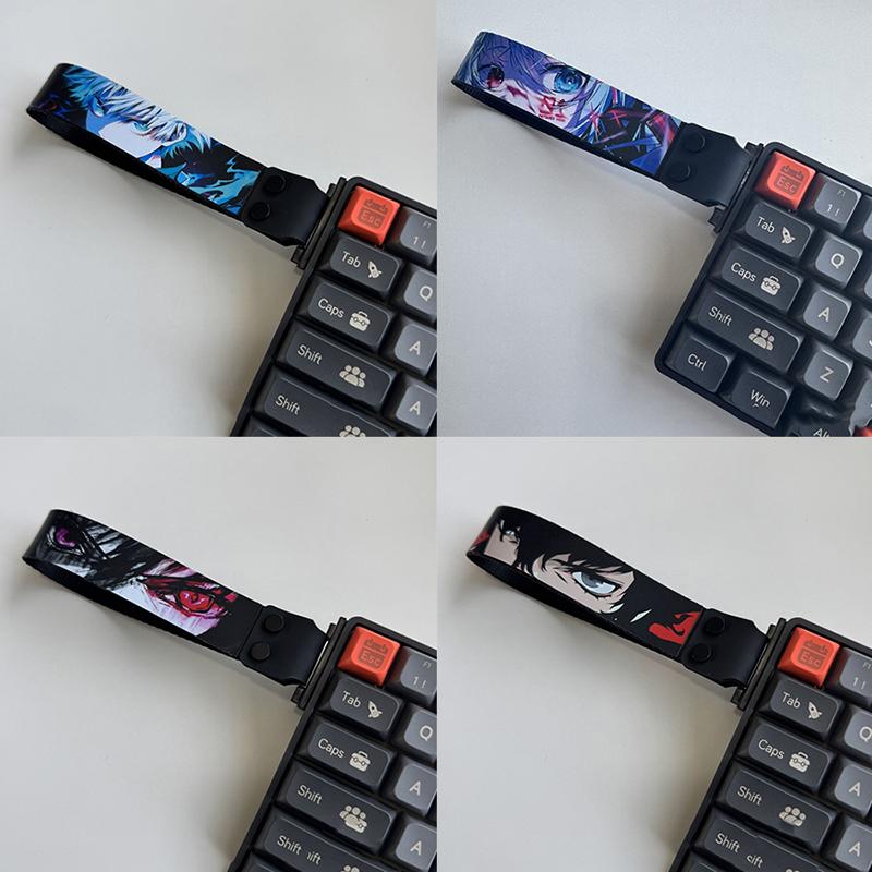 Cartoon Anime Keyboard Straps Keyboard Ribbon Customization Magnetic Axis Keyboard Strap Wooting Atk68 Drunkdeer Looting Decor