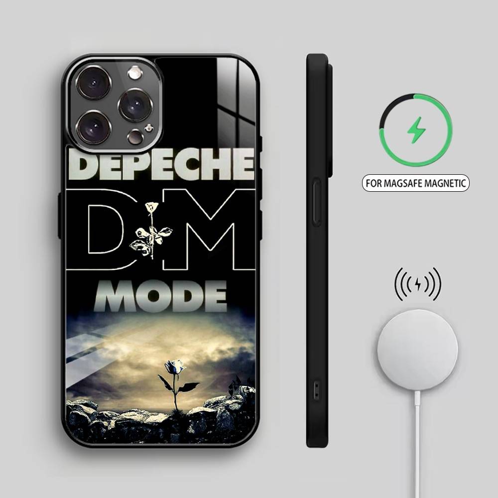 D-Depeche ROCK Band Mode Phone Case For iPhone17,16,15,14,13,12,11 Plus,Pro Max Magnetic For Magsafe Wireless Charging iPhone12