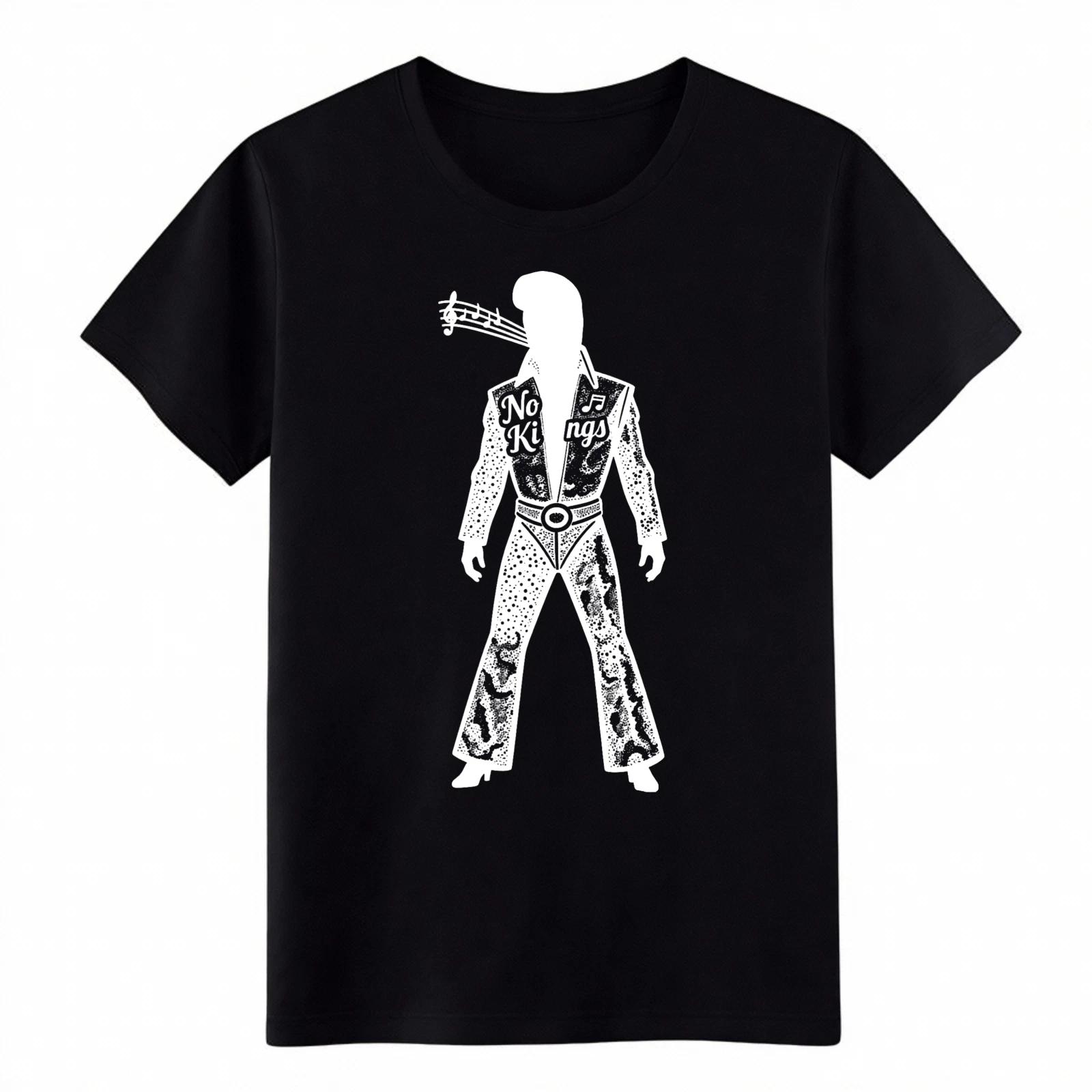 

No Kings Rockstar Silhouette Tee | Stage Attitude Graphic Unisex T-Shirt XL
