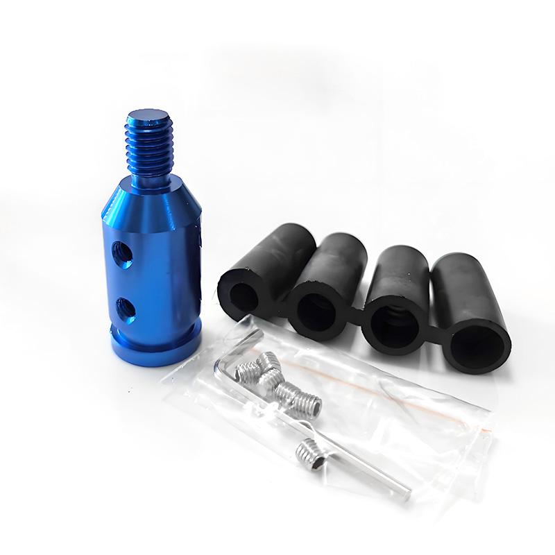 Universal Car Manual Gear Shift Knob Adapter For M18x1.5/M10x1.5/M12x1.25 Thread Aluminum Alloy for Car for Racing Game