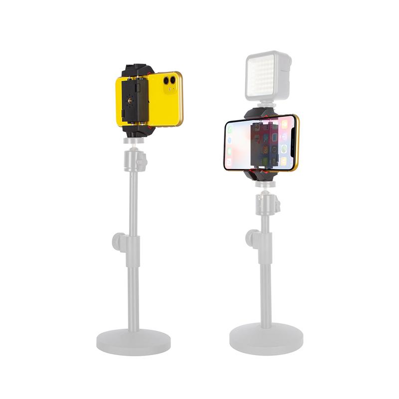 Tragbarer drehbarer Tablet-Ständer Halter Klemme Telefon Stativ Halterung Verstellbare Halterung für iPad Mini iPhone Samsung Xiaomi Huawei Pad