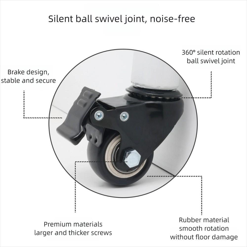 Adjustable Table Wheels Brake Belts Furniture Support Legs Durable Furniture Foot  Sofas