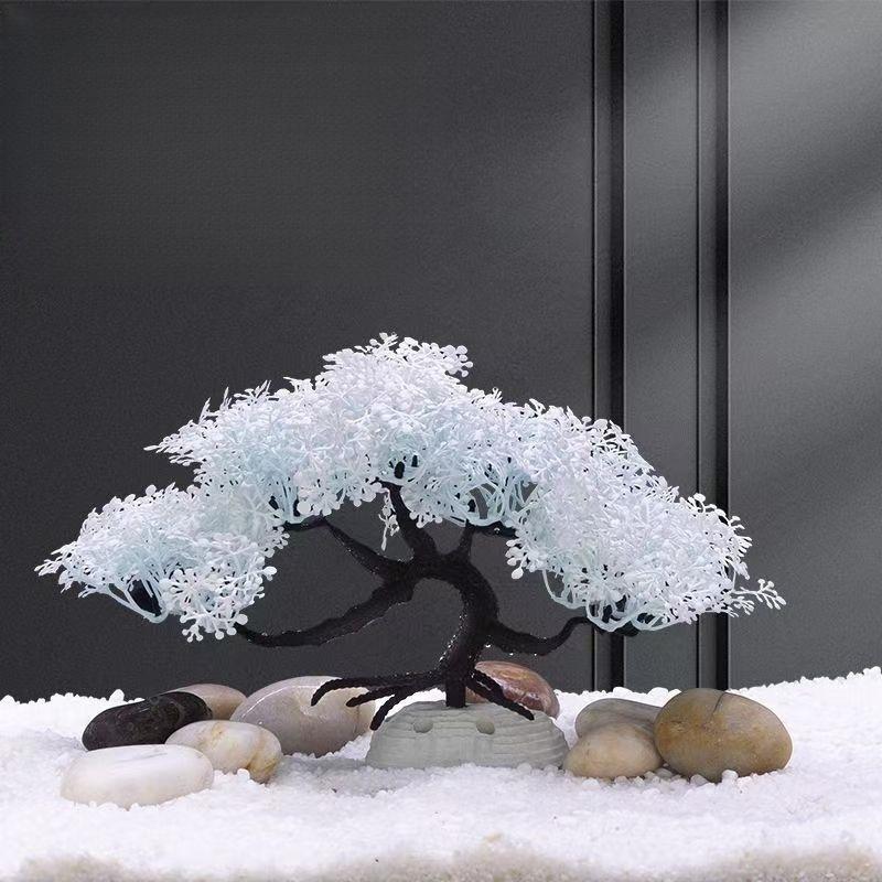 

Креативные искусственные аквариумные растения - Украшения для аквариума и декор в стиле бонсай для акваскейпа 120G