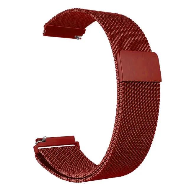 20/22mm Magnetic Milanese Strap for Samsung Galaxy Watch 7 6 5 4 40 44mm Gear S3 Stainless Steel Band for Huawei 4 GT3 Bracelet