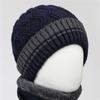 Autumn and winter hats men's knitted old hats grandpa wool to keep warm winter ear protectors thickened hats