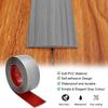 1 Stück 1Mx4cm Klebefreie Selbstklebende Schutzbodenmatte Flacher Knopfleisten PVC Boden Schwellenwert Nahtkantenleiste Heimdekoration