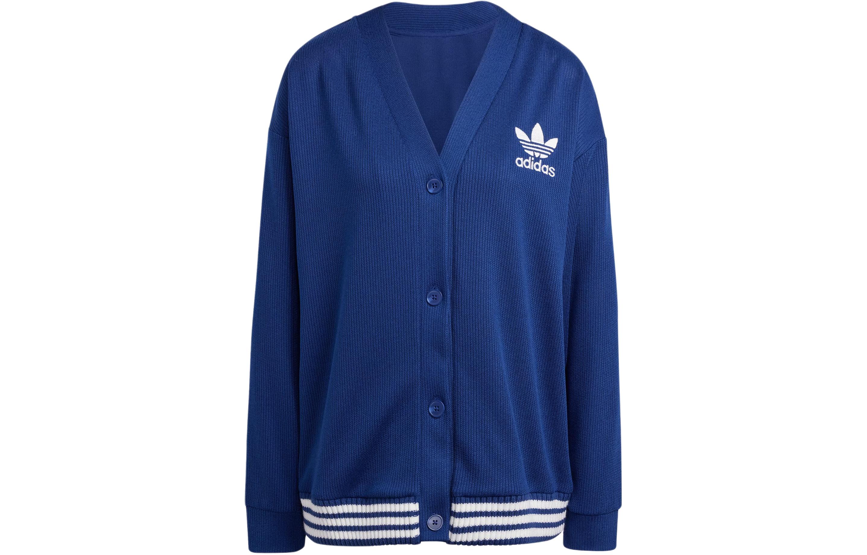 Adidas Originals Cardigan Knitwear Women s Dark Blue IR5292 XXS