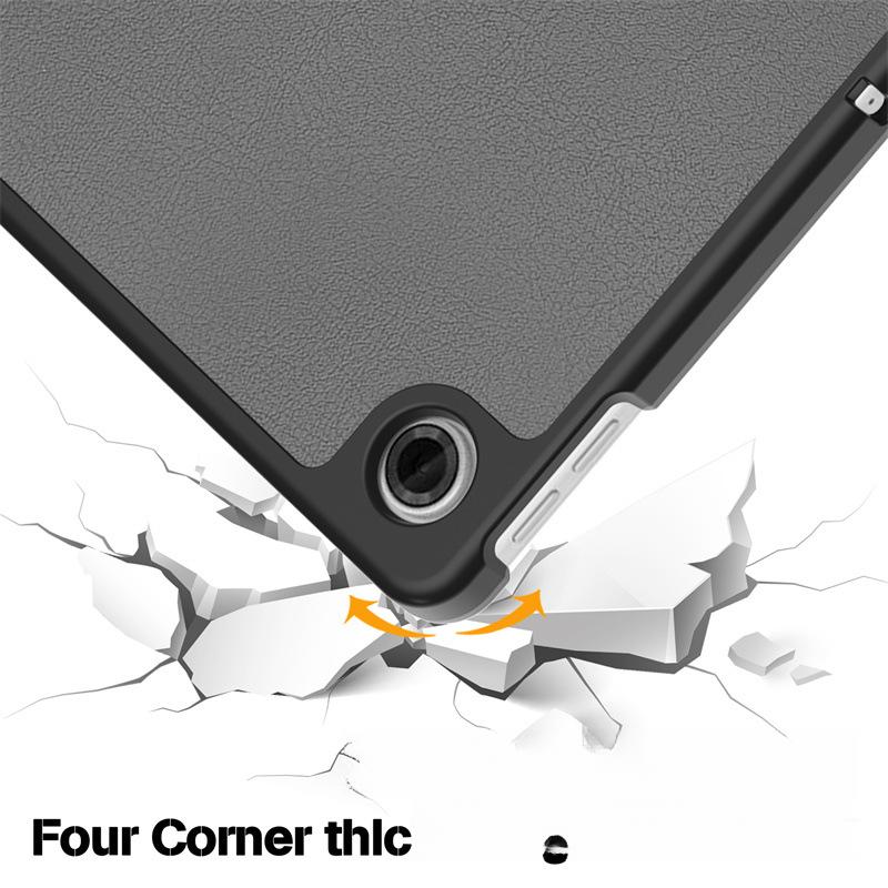 For Lenovo Tab 10.1 2025 TB-311FU Tablet - Leather Cover, Shockproof Tri-Fold Protective Case