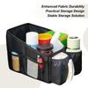 Car Seat Storage Organizer Foldable Console Storage Box With Handle Interior Organizer Accessories For Toys Tissues Snacks