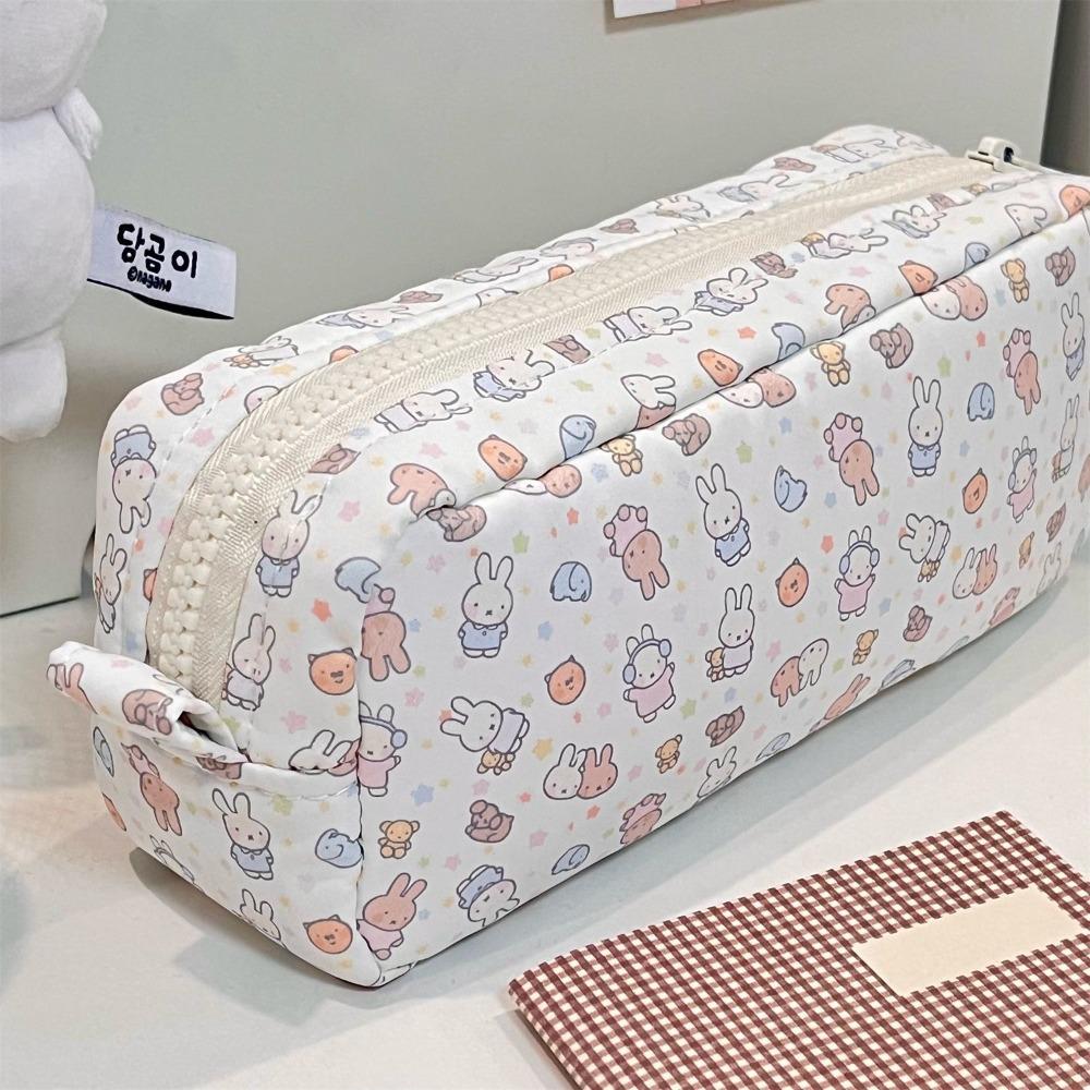 Miffy Kawaii Large Capacity Stationery Pencil Case Lipstick Cosmetics Storage Makeup Bag Cute Gift Toy S