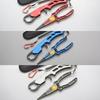 2pcs/set Multi-function Fishing Clamp Control Outdoor Fishing Helper Open Loop Hook PE Wire Cutting Scissors Aluminum Alloy Fishing Tools