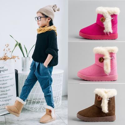 Winter Warm Kid's Girl's Snow Ankle Boots Cotton Children Shoes
