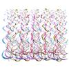Multicolor Hanging 6pcs Spiral Swirls Birthday Wedding Party Decoration Ceiling
