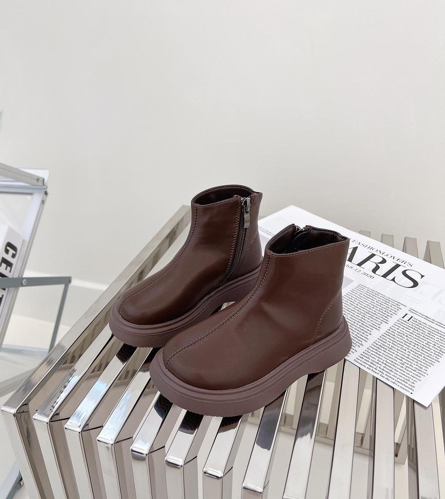Xia Meng Kids' Martin Boots - Autumn/Winter 2025 Fashion Ankle Boots for Girls and Boys
