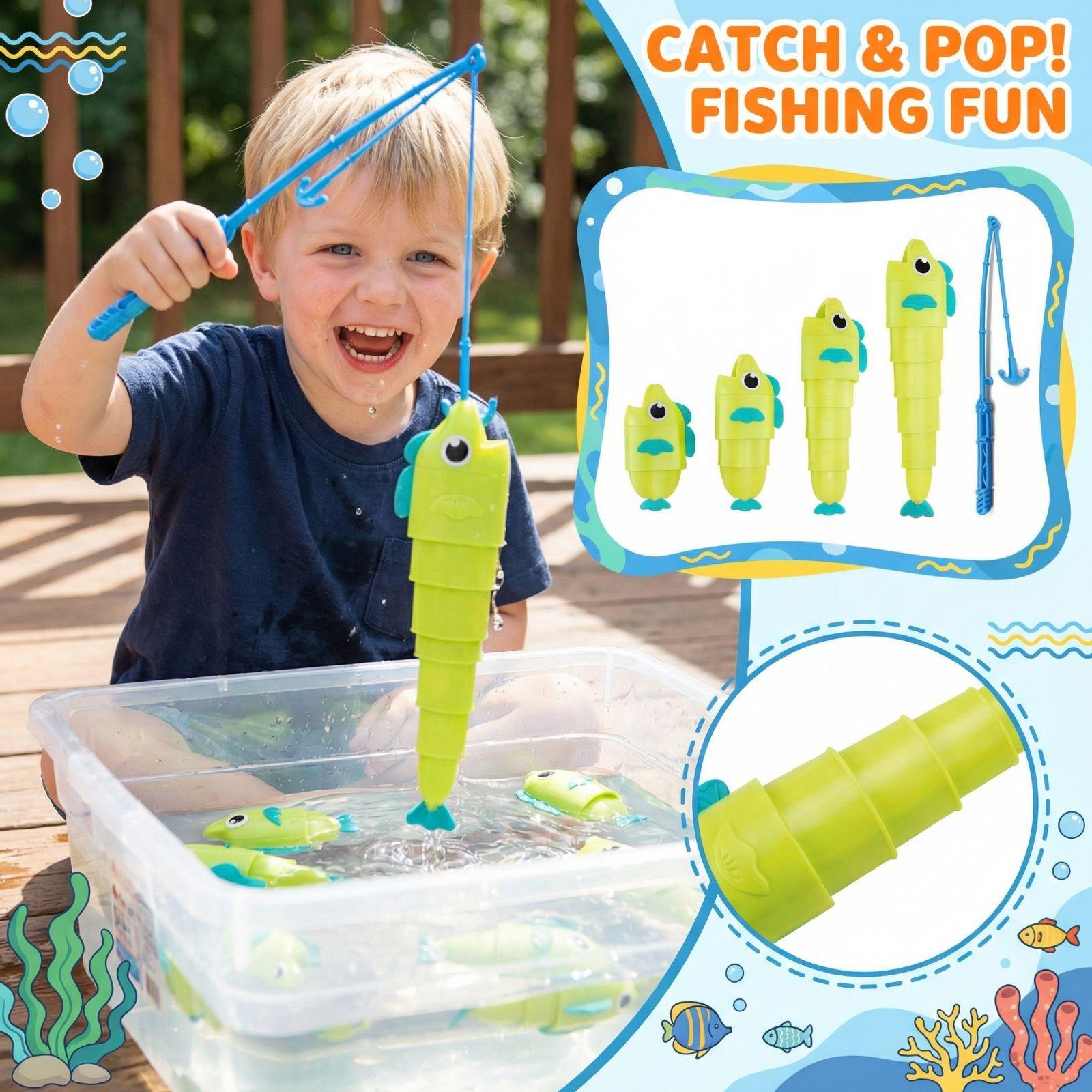 

Телескопическая Рыболовная Настольная Игра Игрушка Рыболовный Мастер Многопользовательская Интерактивная Игра для Семейных Встреч Рыболовная Уловка Игрушка One Size