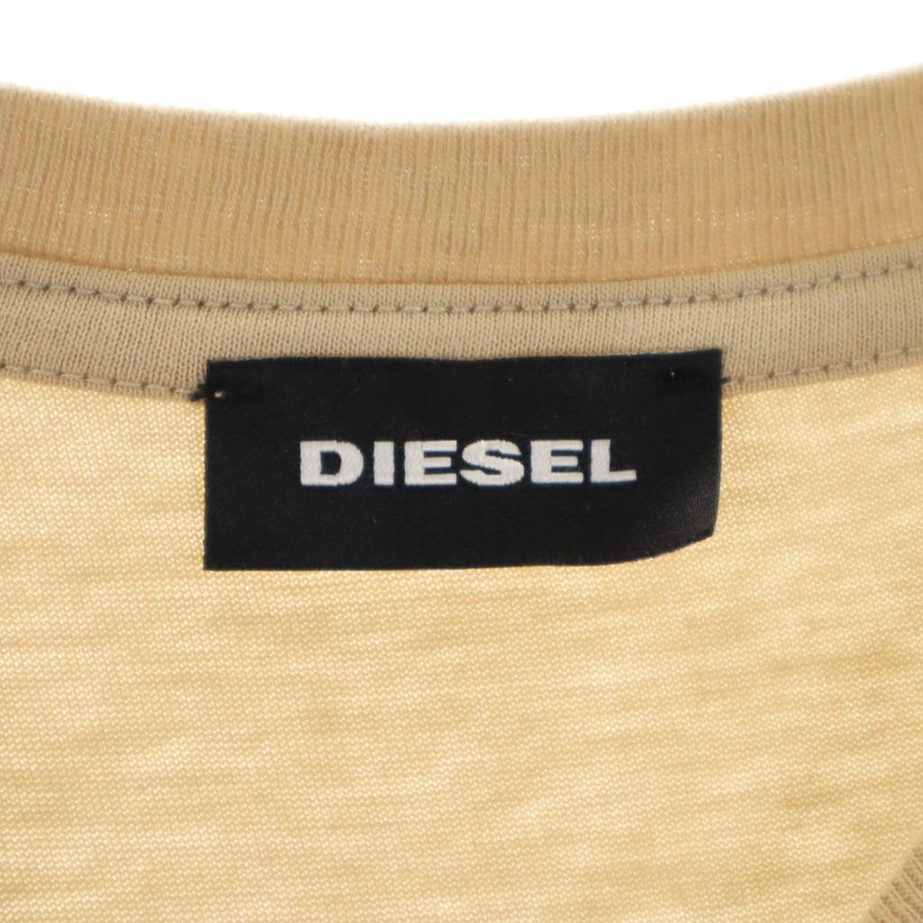 DIESEL Made in Bulgaria Turned logo Short sleeve T-shirt 16 beige Kid's Used