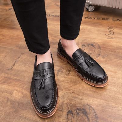 Herren Halbschuhe, Lässige Retro-Lederschuhe
