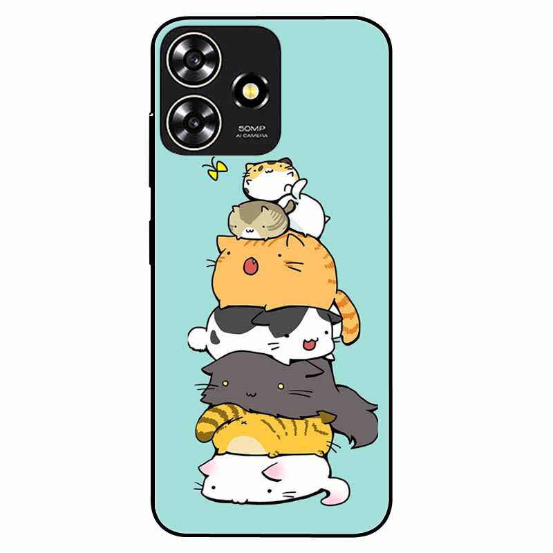 For ZTE Blade V50 Smart Case Phone Cover Shockproof TPU Soft Silicone Fundas for ZTE Axon 50 Lite 8050 V50Smart Luxury Coque