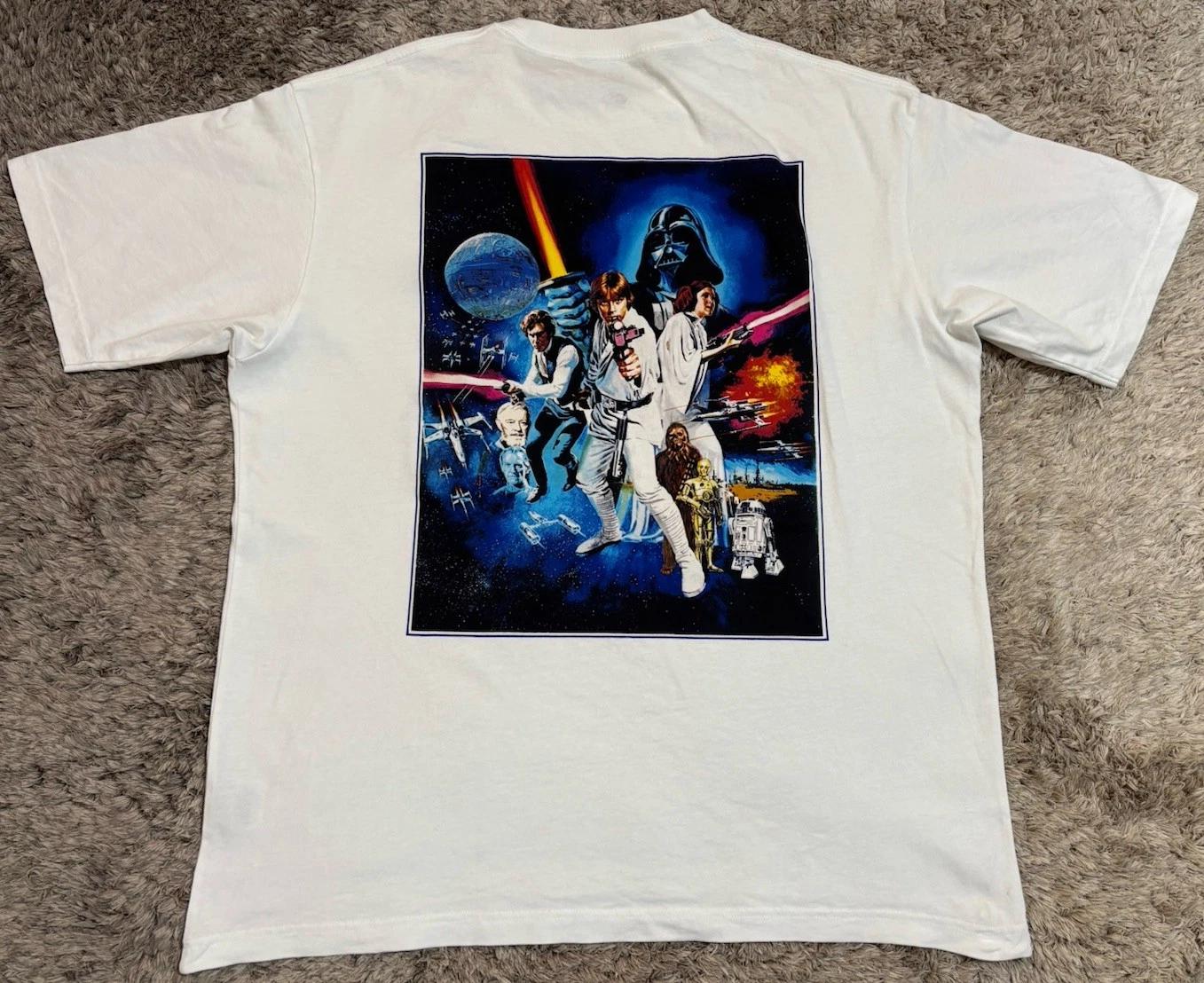 Star Wars A New Hope Episode IV Graphic Oversized T shirt Mens L VGC 2XL