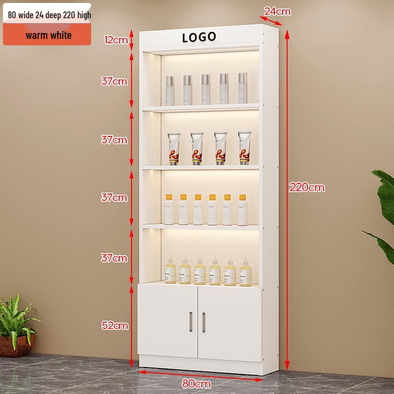 Illuminated Beauty Product Display & Storage Cabinet