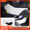 For Tesla Model Y Juniper 2025 Brand-new Design Nappa Leather Side Defense Kick Pad Central Control Protective Foot Pad Interior