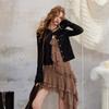 unifree Women's Retro Slim Knit Cardigan