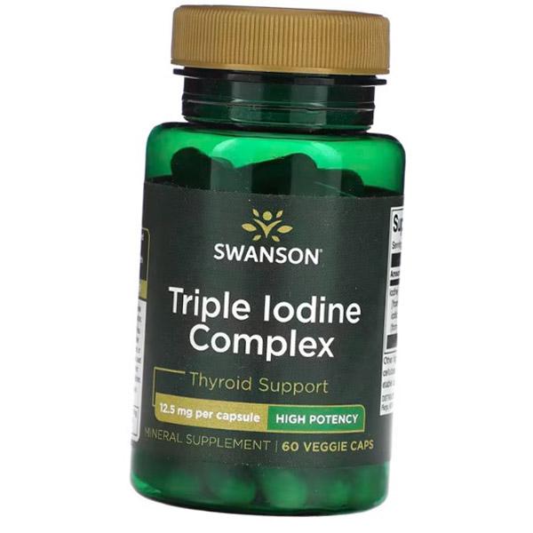 

Triple Iodine Complex, Triple Iodine Complex High Potency, Swanson 60 Vegcaps (36280208) 60vcaps