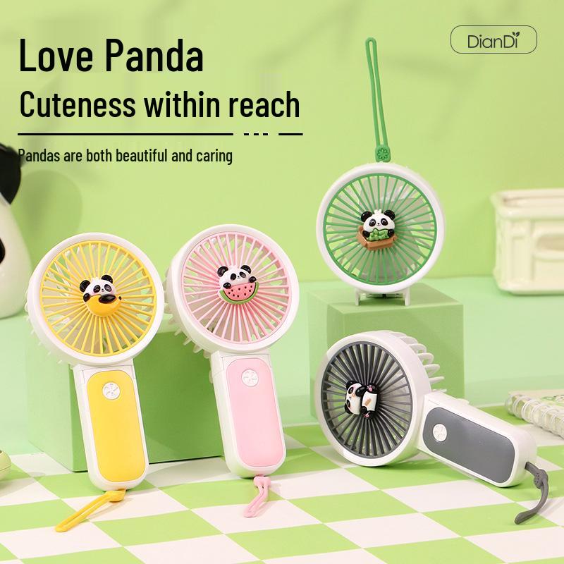 Cartoon USB Handheld Mini Fan: Portable Electric Fan for Kids, Students, and Gifts