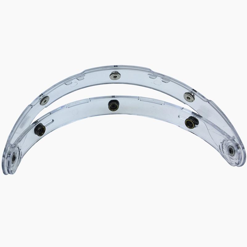 Universeller Motorradhelm Blase DIY Aufsatz Hohe Lichtdurchlässigkeit BPA Frei Zubehör für Motorradfahrer Helm Upgrade