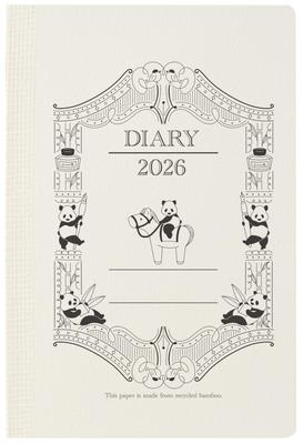 Raymay Fujii 2026 Bamboo Paper Monthly Pocket December 2025 Start Planner, Diary, Block, Size, Gray, RFD26111N,