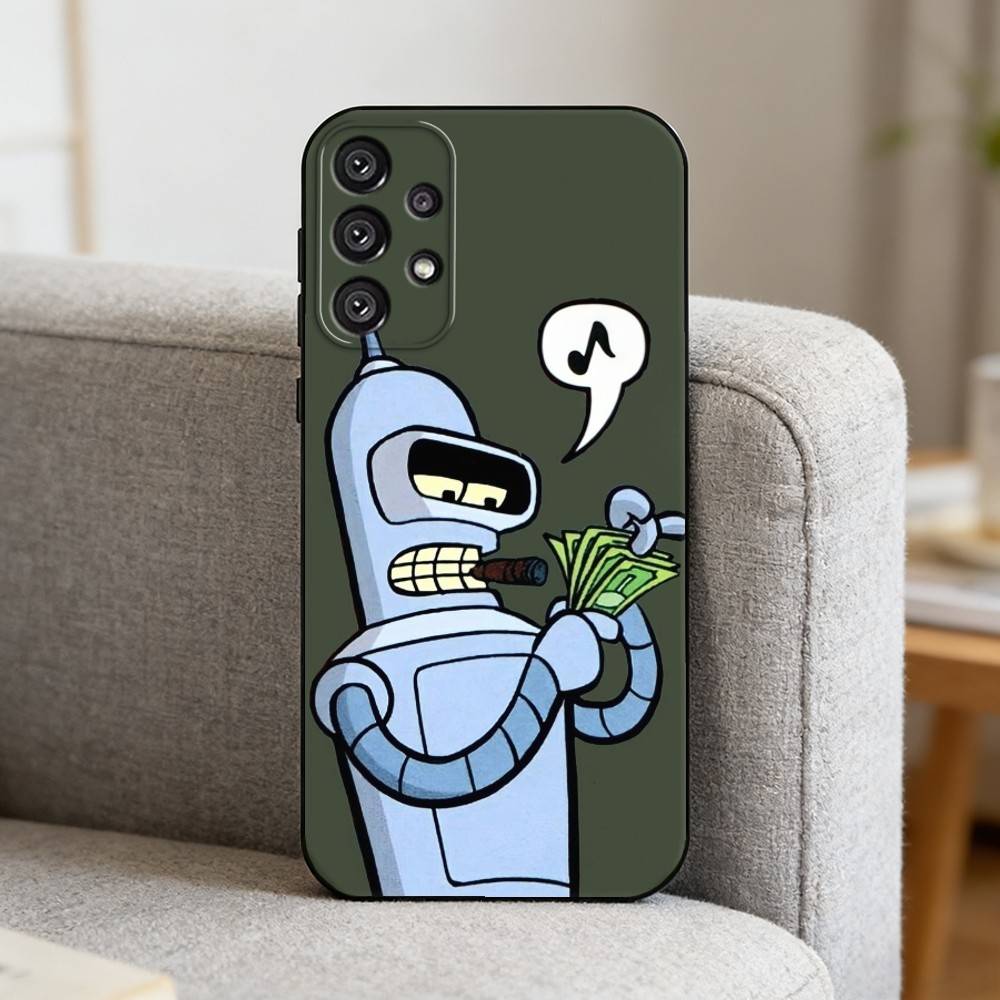 F-Futurama Funny B-Bender   Phone Case For Samsung S25,S24,S21,S22,S23,S30,Ultra,S20,Plus,Fe,Note,10,9,5G Black Cover