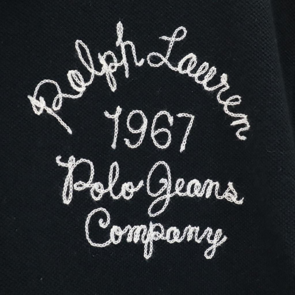 POLO JEANS COMPANY RALPH LAUREN Short sleeve Polo shirt L black Fawn Men's Used