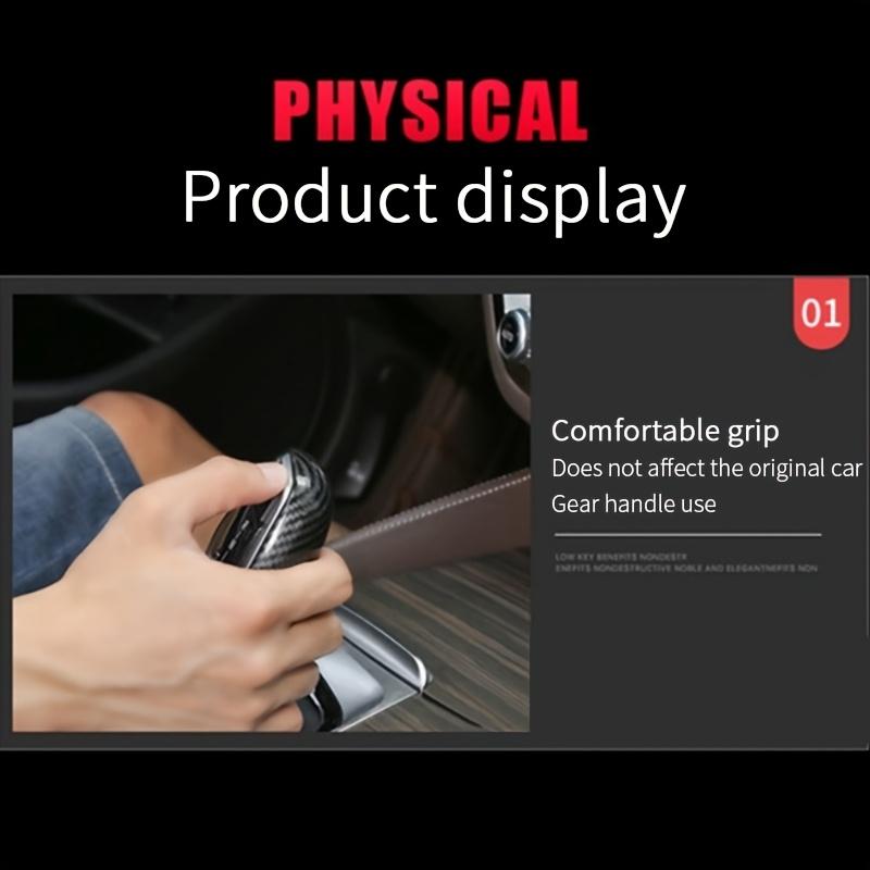 Kryt hlavice řadicí páky z uhlíkových vláken, Kompatibilní s novou řadou 5, řadou 6 GT, řadou 7, X3, X4, Interiérový chránič řadicí páky, Vylepšení autopříslušenství
