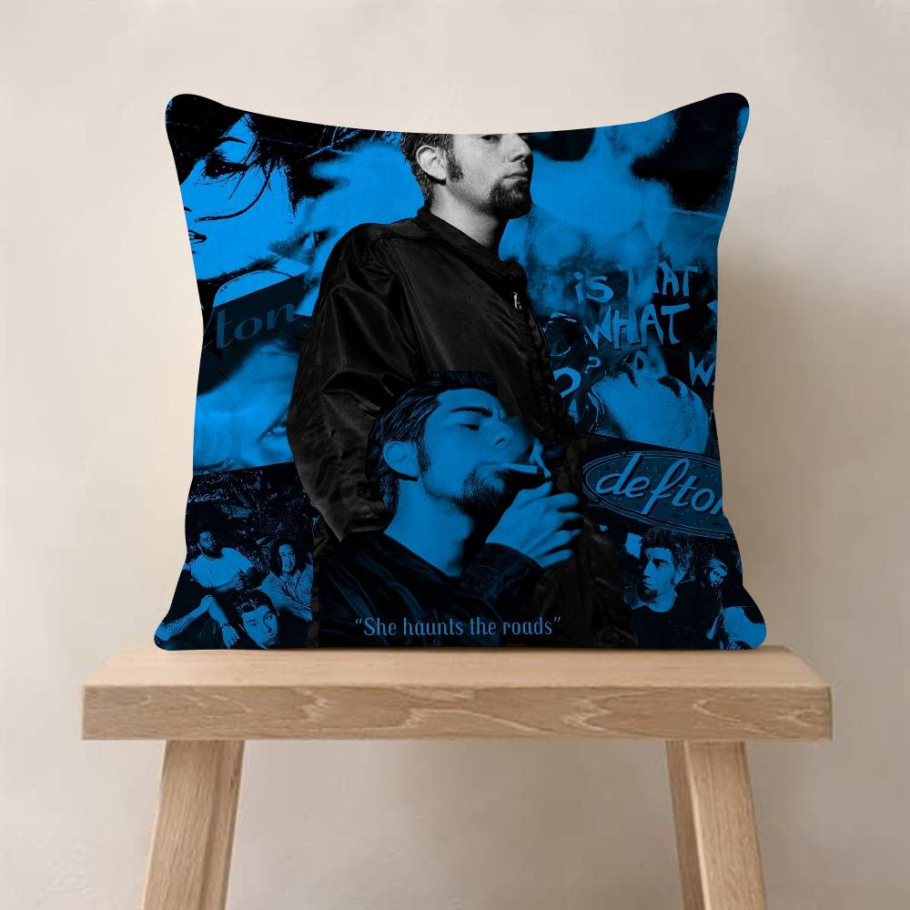 

Hop Singer Star DDeftones Maple Design Cushion Cover Happy Autumn Harvest Decor Holiday Decorati Pillow Cover 30x30 cm