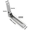 Expandable Microwave Oven Shelf Stainless Steel Foldable Stretch Oven Bracket Holder Adjustable Foldable Microwave Oven Wall