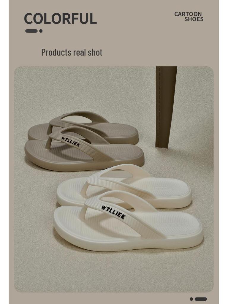 Men's Summer Outdoor Soft Sole Non-Slip EVA Beach Flip-Flops