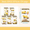 Football Butterfly Theme Kids' Party Notebook & Sticky Notes Set