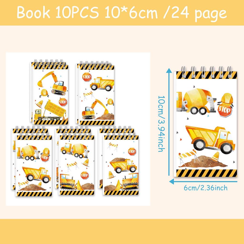 Football Butterfly Theme Kids' Party Notebook & Sticky Notes Set