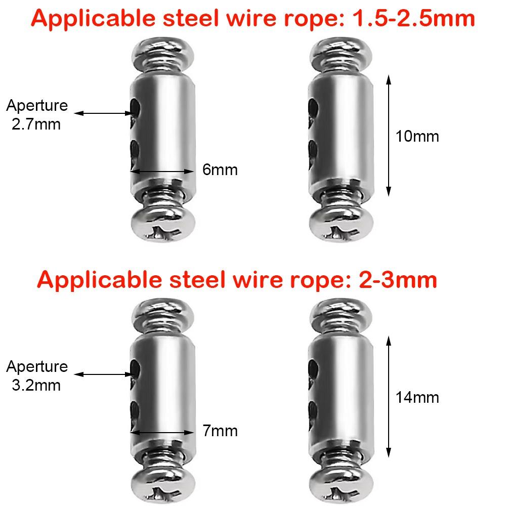 Adjustable Wire Rope Clamp Metal Stainless Steel Cable Clamp New Suspension Clips