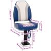 Boat Seat with Pedestal 360 degrees  Swivel