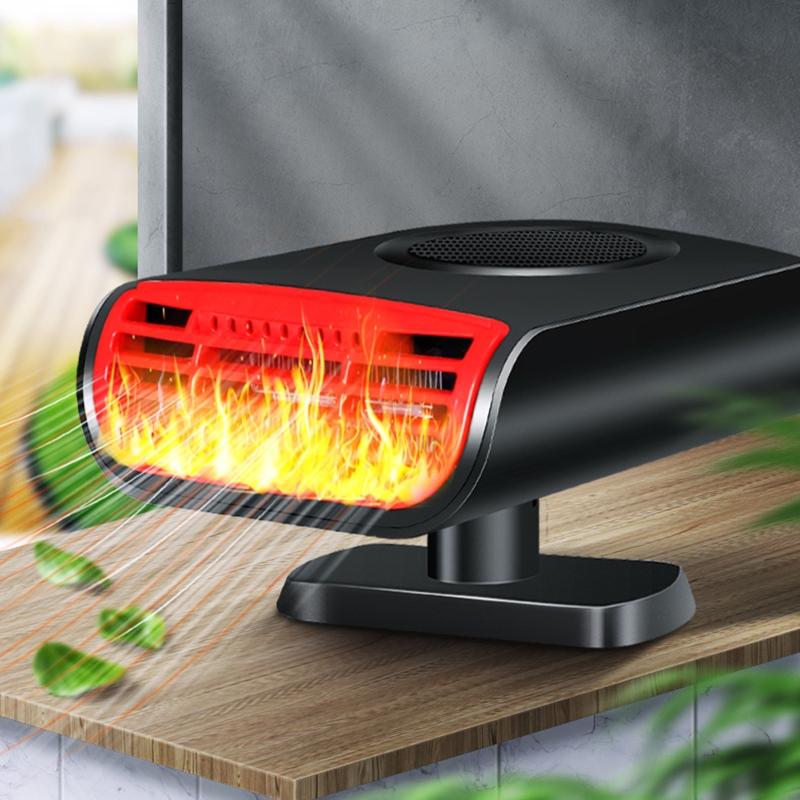 Tragbare 12V Autoheizung Zigarettenanzünder Windschutzscheibenenteiser & Entfroster 2 in 1 Schnelle Heizung/Kühlung Heizung Entfeuchter