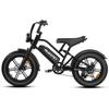 Mountain Bike Elettrica Motore 250W Ruote Grasse 20" Full Ammortizzata Bicicletta Elettrica per Adulti 48V 18Ah Freni a Doppio Disco 7 Velocità Velocità Massima 25Km/h